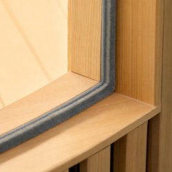 Sauna Moon Infrar&oslash;d Rund 1 plads tr&aelig;farve Holls